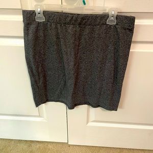 H & M Gray Mini Skirt